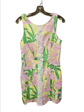 ​Lilly Pulitzer Target 20th Anniversary Flamingo Seersucker Shift Dress Size 12
